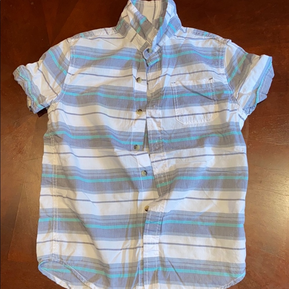 AZ Jean Co Boys front pocket button down